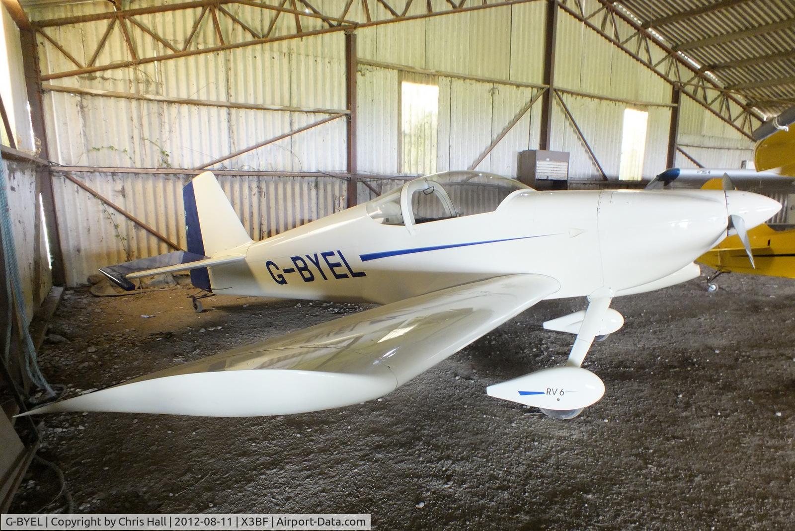 G-BYEL, 2000 Vans RV-6 C/N PFA 181-12568, at Bidford Airfield