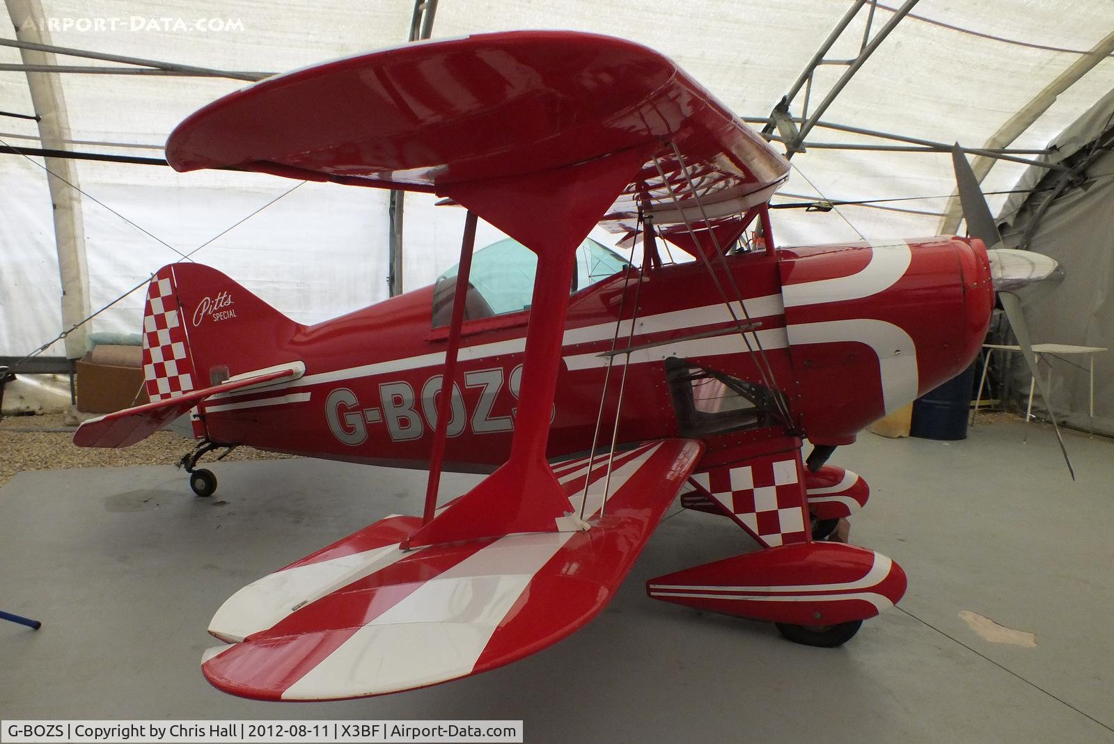 G-BOZS, 1976 Pitts S-1C Special C/N 221H, at Bidford Airfield