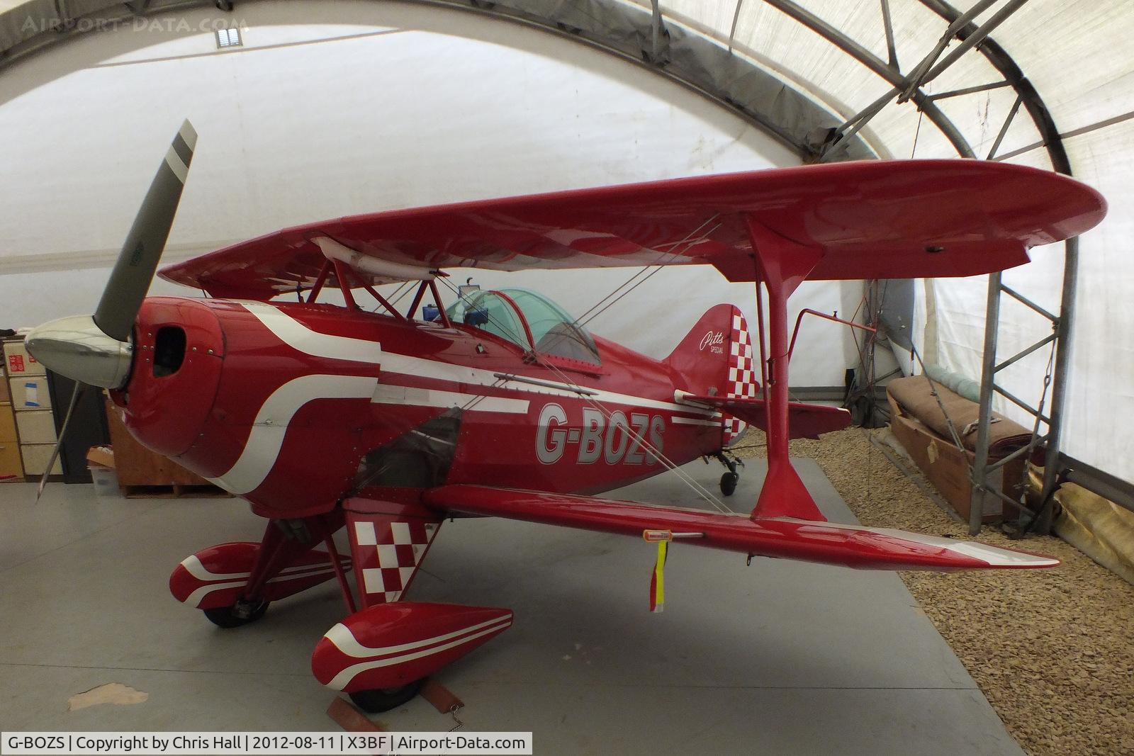 G-BOZS, 1976 Pitts S-1C Special C/N 221H, at Bidford Airfield