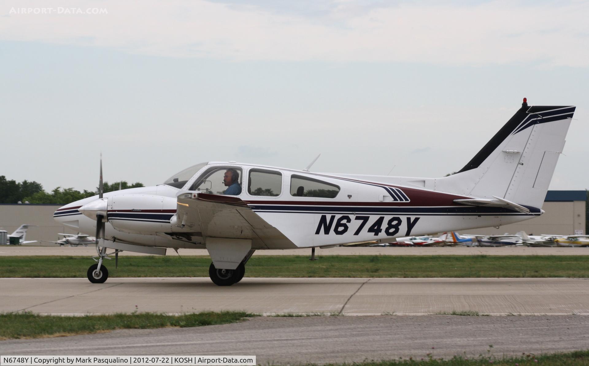 N6748Y, 1980 Beech 95-B55 (T42A) Baron C/N TC-2317, Beech B55