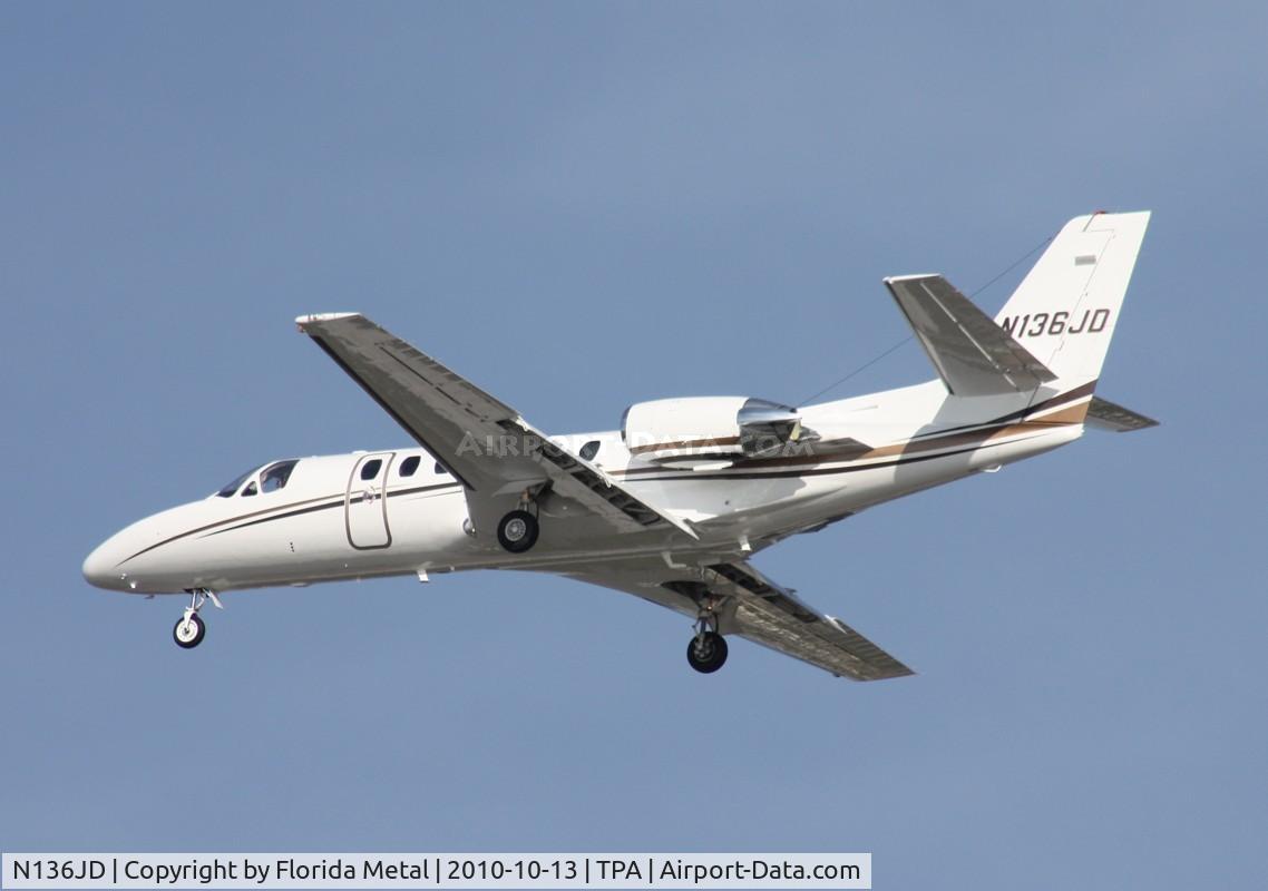 N136JD, 1995 Cessna 560 Citation Ultra C/N 560-0293, Cessna 560