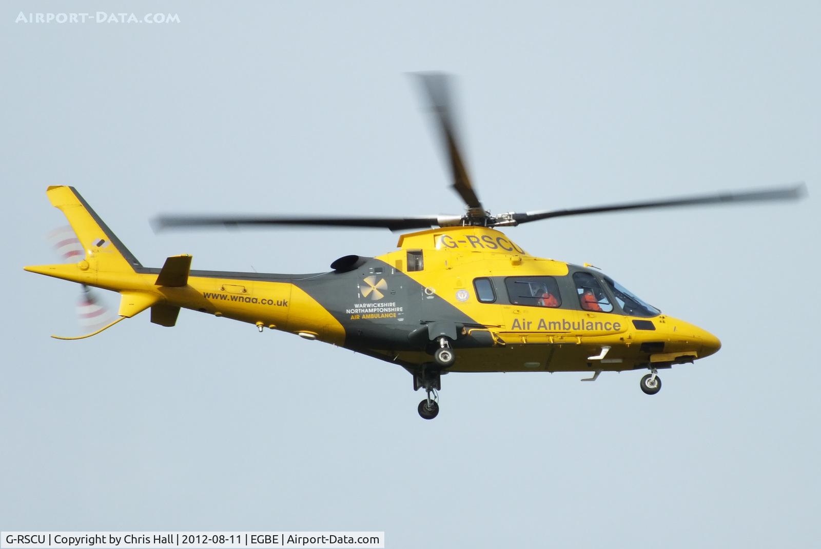 G-RSCU, 2009 Agusta A-109E Power C/N 11777, Warwickshire & Northamptonshire Air Ambulance