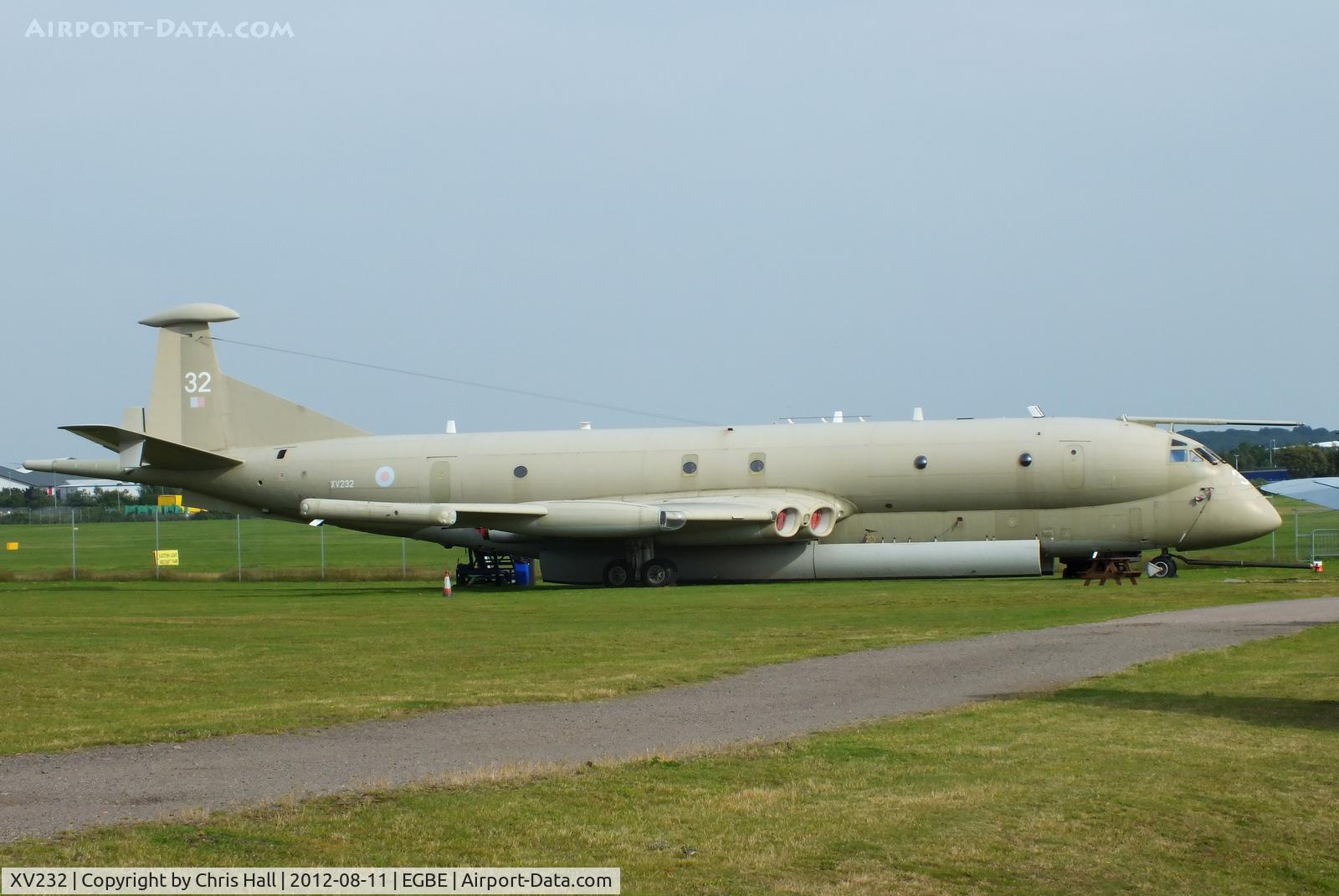 XV232, Hawker Siddeley Nimrod MR.2 C/N 8007, preserved at Coventry 'Airbase'