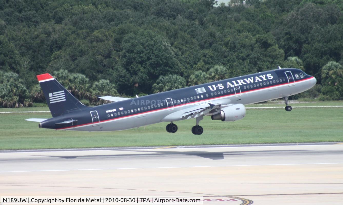 N189UW, 2001 Airbus A321-211 C/N 1425, US Airways A321