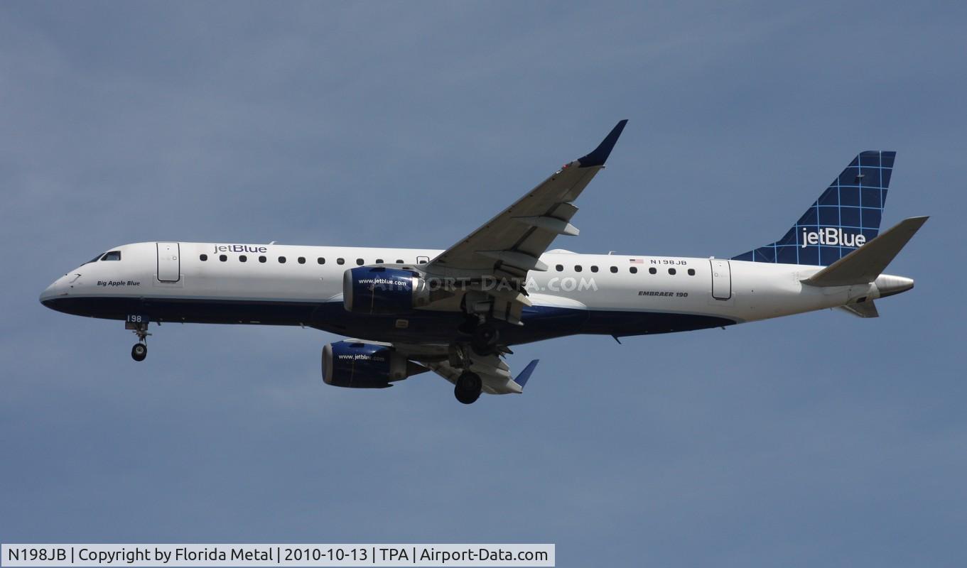 N198JB, 2006 Embraer 190AR (ERJ-190-100IGW) C/N 19000021, Jet Blue E190
