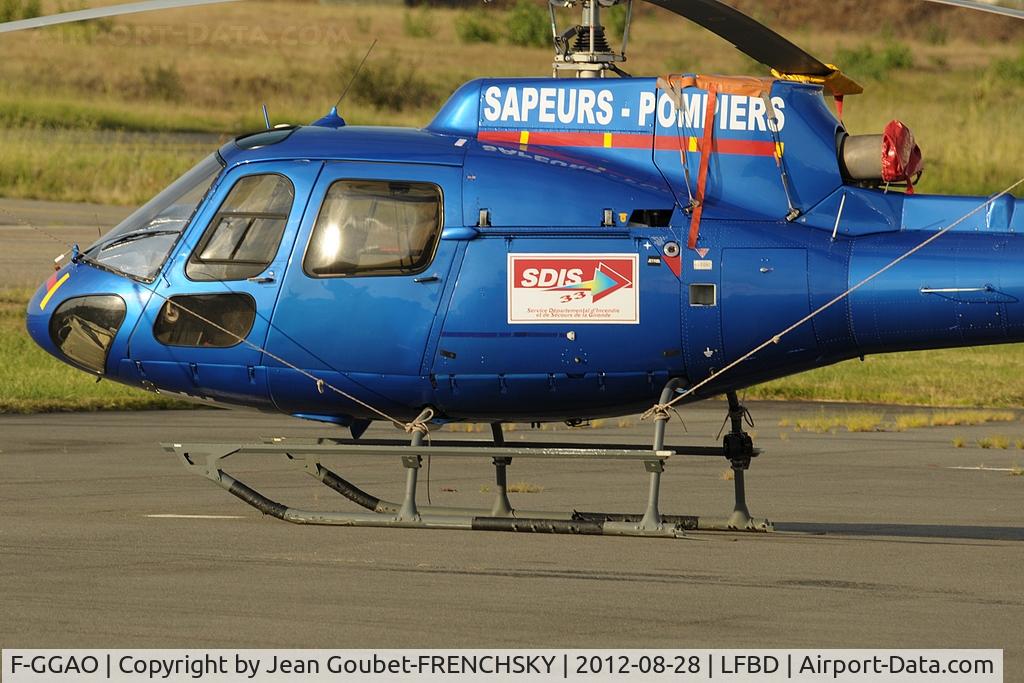 F-GGAO, Eurocopter AS-350B Ecureuil Ecureuil C/N 2208, SDIS33