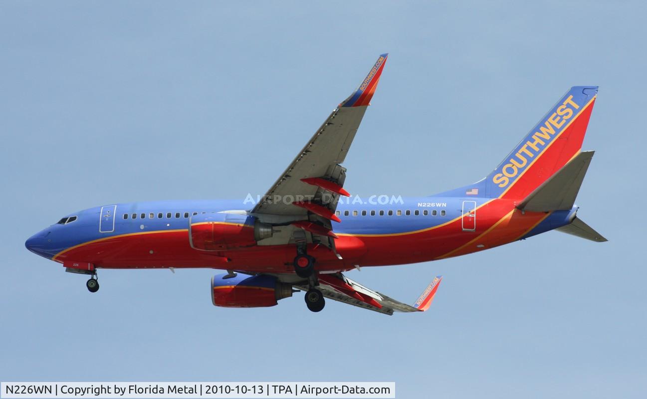 N226WN, 2005 Boeing 737-7H4 C/N 32494, Southwest 737
