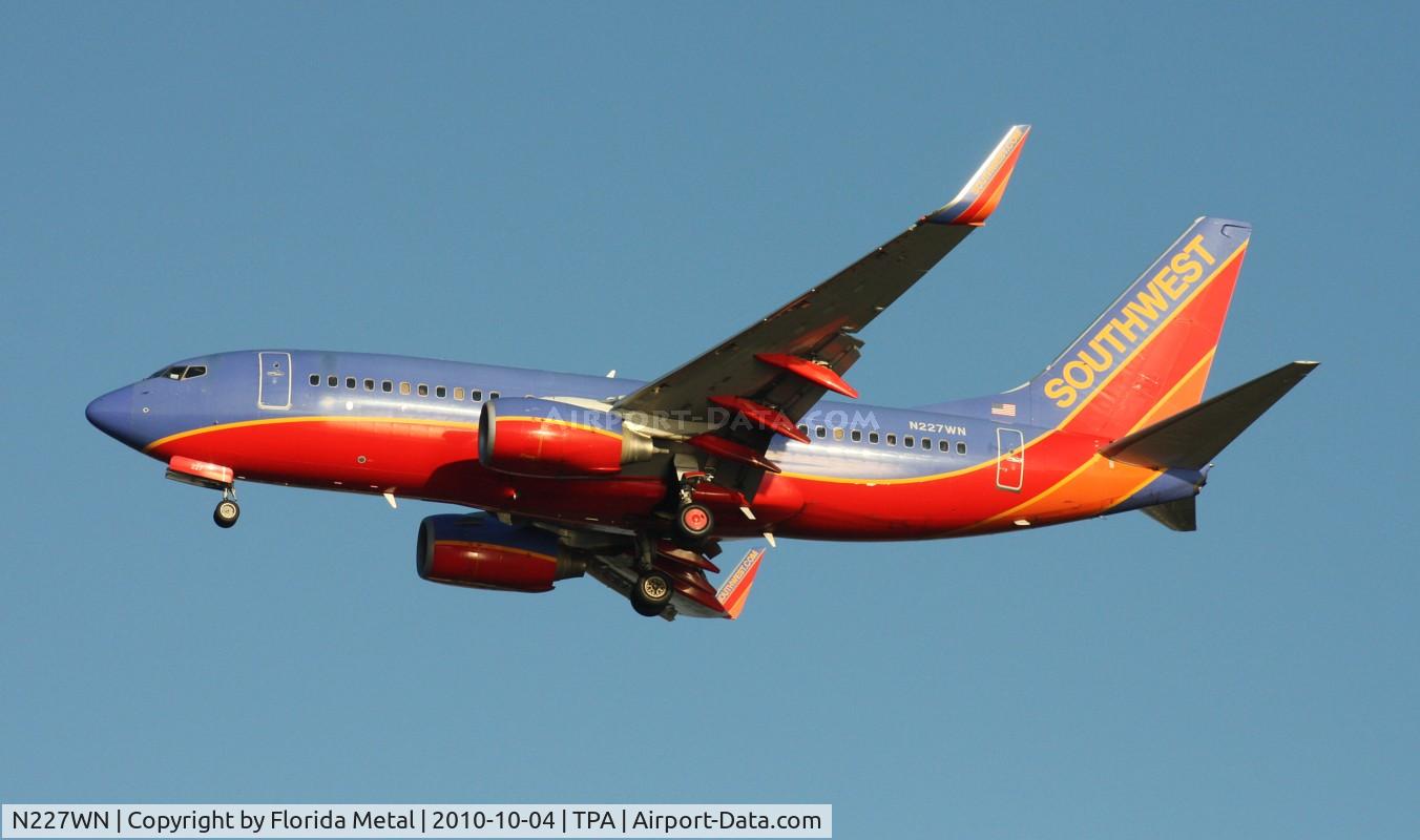 N227WN, 2005 Boeing 737-7H4 C/N 34450, Southwest 737