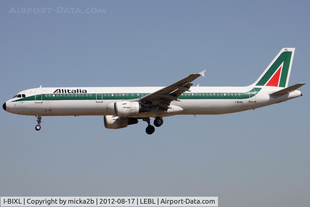 I-BIXL, 1995 Airbus A321-112 C/N 513, Landing