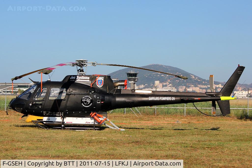 F-GSEH, Eurocopter AS-350B-3 Ecureuil Ecureuil C/N 3827, Corsican Fire Fighter