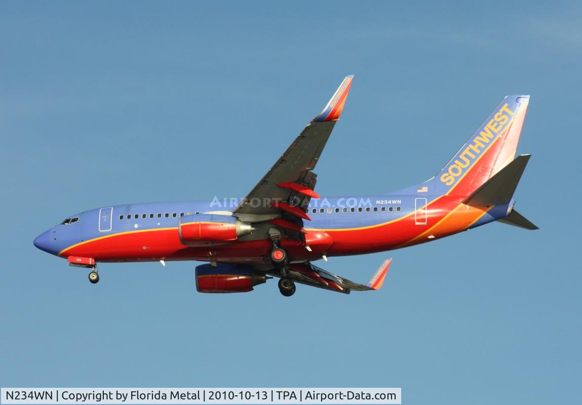 N234WN, 2006 Boeing 737-7H4 C/N 32502, Southwest 737