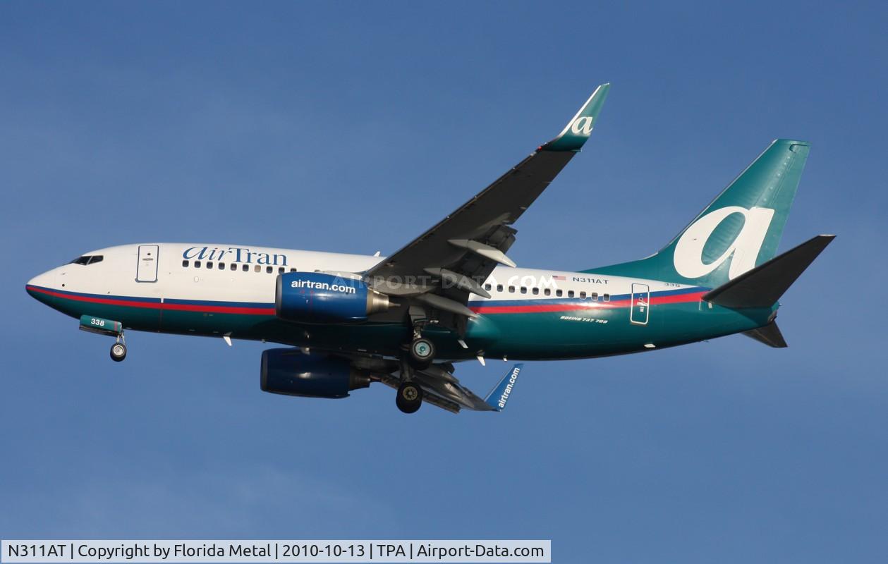 N311AT, 2006 Boeing 737-7BD C/N 33930, Air Tran 737