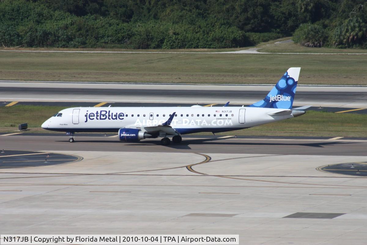 N317JB, 2010 Embraer ERJ-190-100 IGW 190AR C/N 19000363, Jet Blue E190