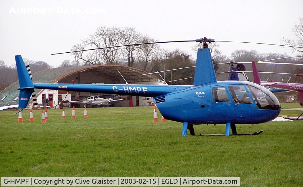 G-HMPF, 2000 Robinson R44 Astro C/N 0730, G-HMPF > G-WEMS - Originally owwned to, Mightycraft Ltd in March 2000 as G-HMPF and in private hands since June 2008 as G-WEMS. De-registered and cancelled by the CAA in June 2010. See: http://tinyurl.com/c26rt7m