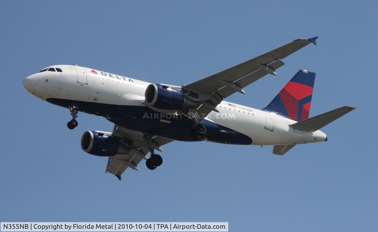 N355NB, 2002 Airbus A319-114 C/N 1839, Delta A319