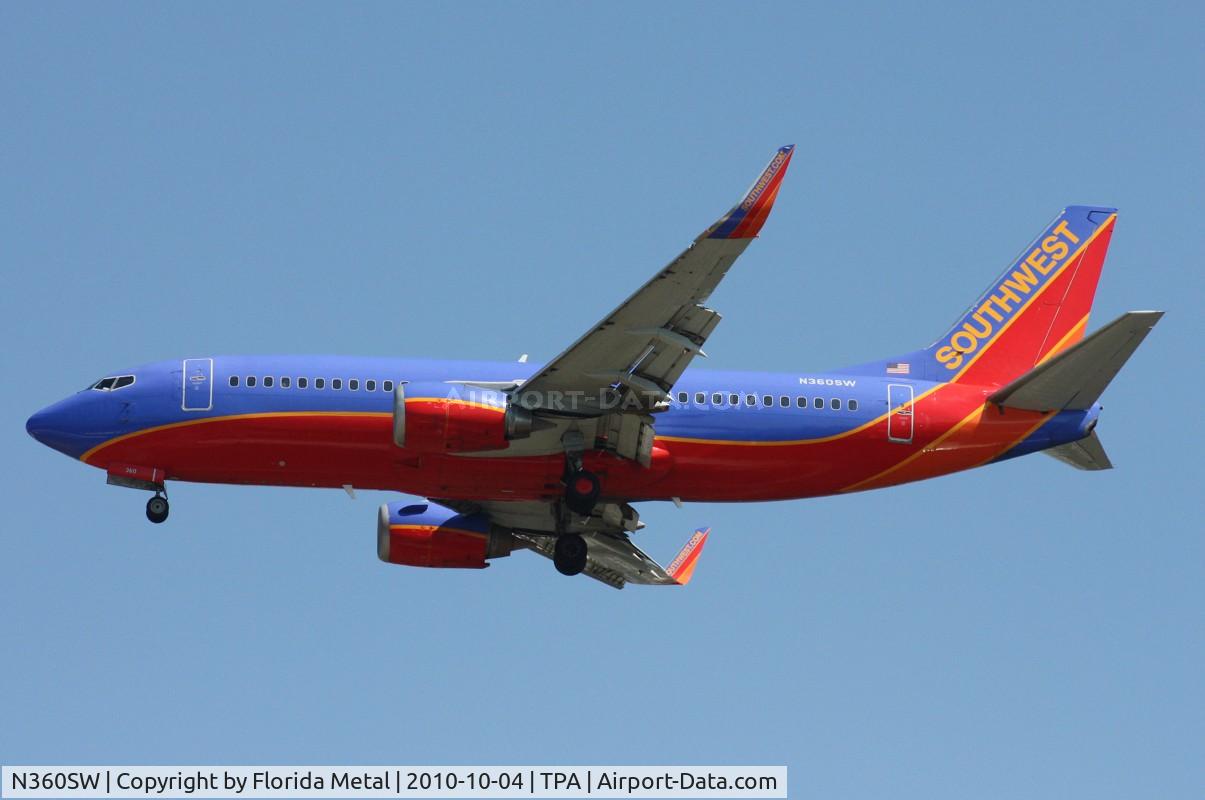 N360SW, 1992 Boeing 737-3H4 C/N 26571, Southwest 737