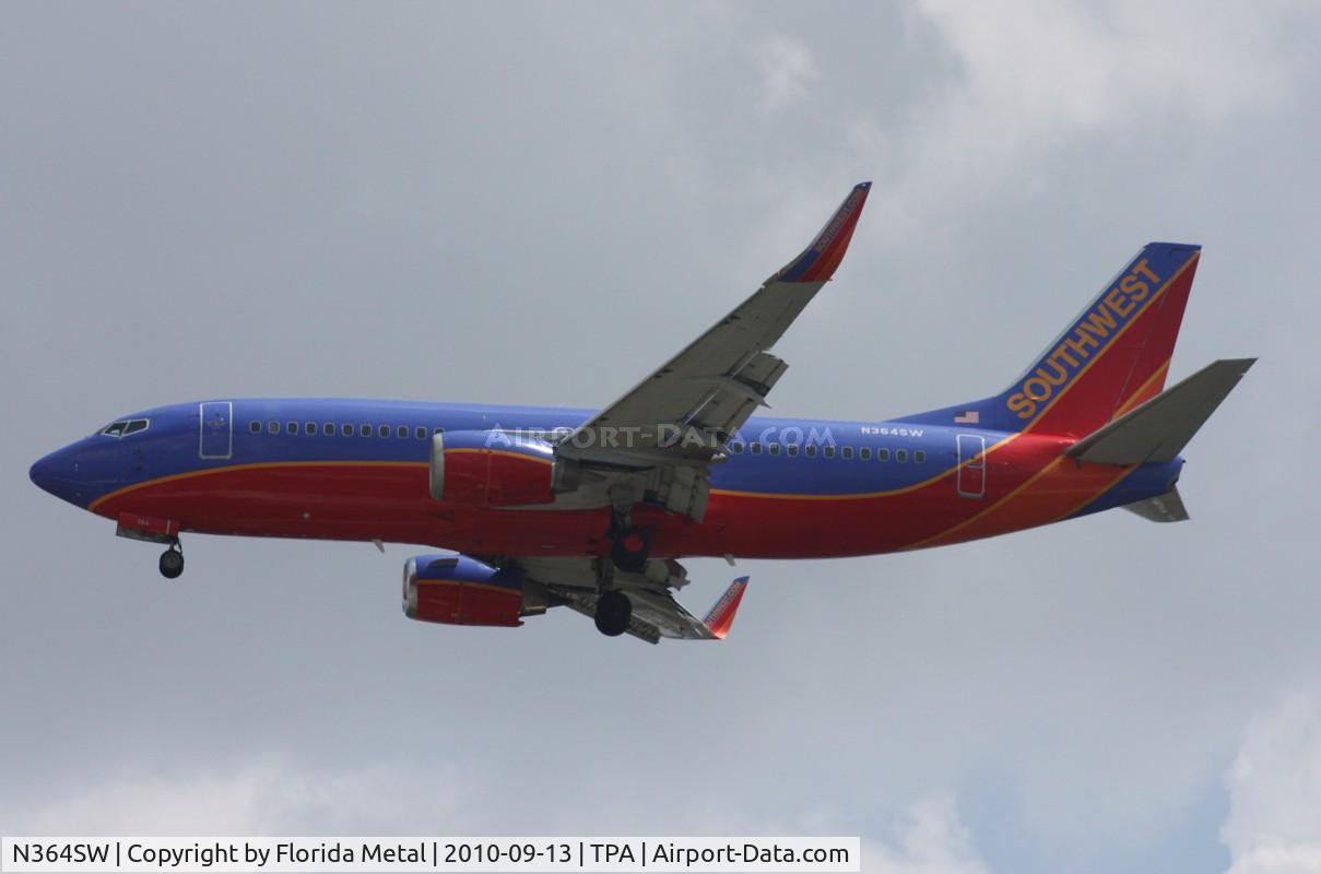 N364SW, 1993 Boeing 737-3H4 C/N 26575, Southwest 737
