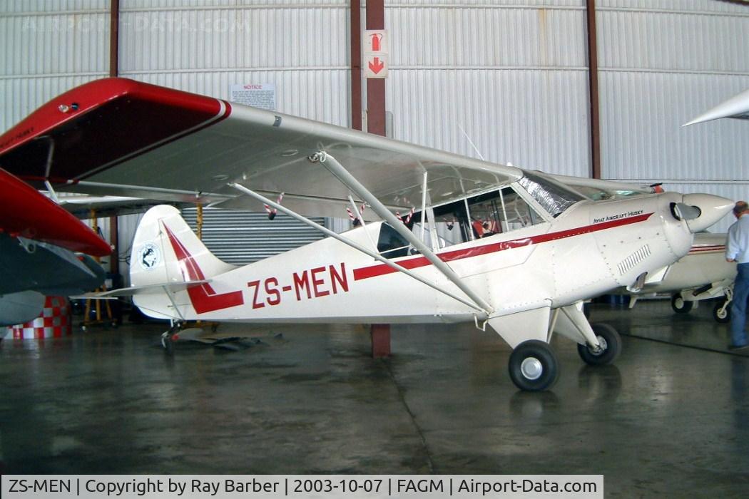 ZS-MEN, Aviat A-1 Husky C/N 1050, Aviat A-1 Husky [1050] Rand~ZS 07/10/2003