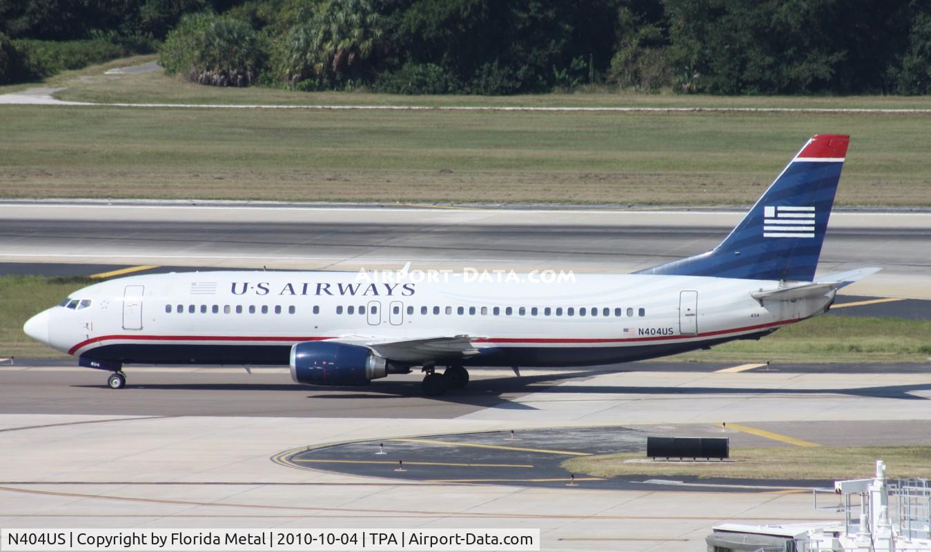 N404US, 1989 Boeing 737-401 C/N 23886, US Airways 737