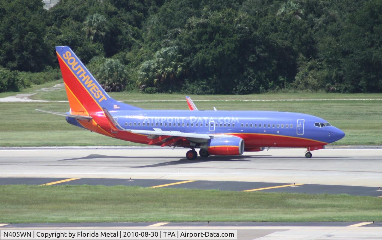 N405WN, 2001 Boeing 737-7H4 C/N 27893, Southwest 737