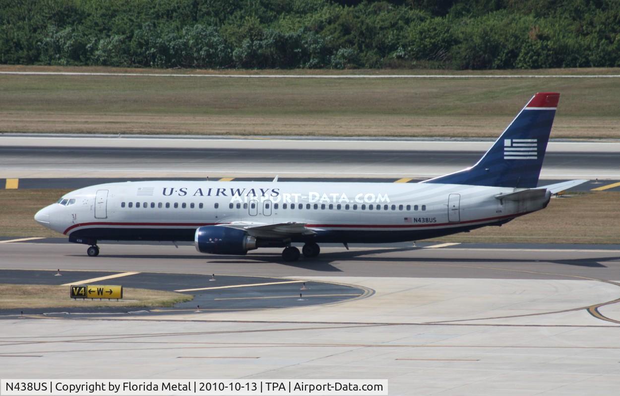 N438US, 1990 Boeing 737-4B7 C/N 24560, US Airways 737