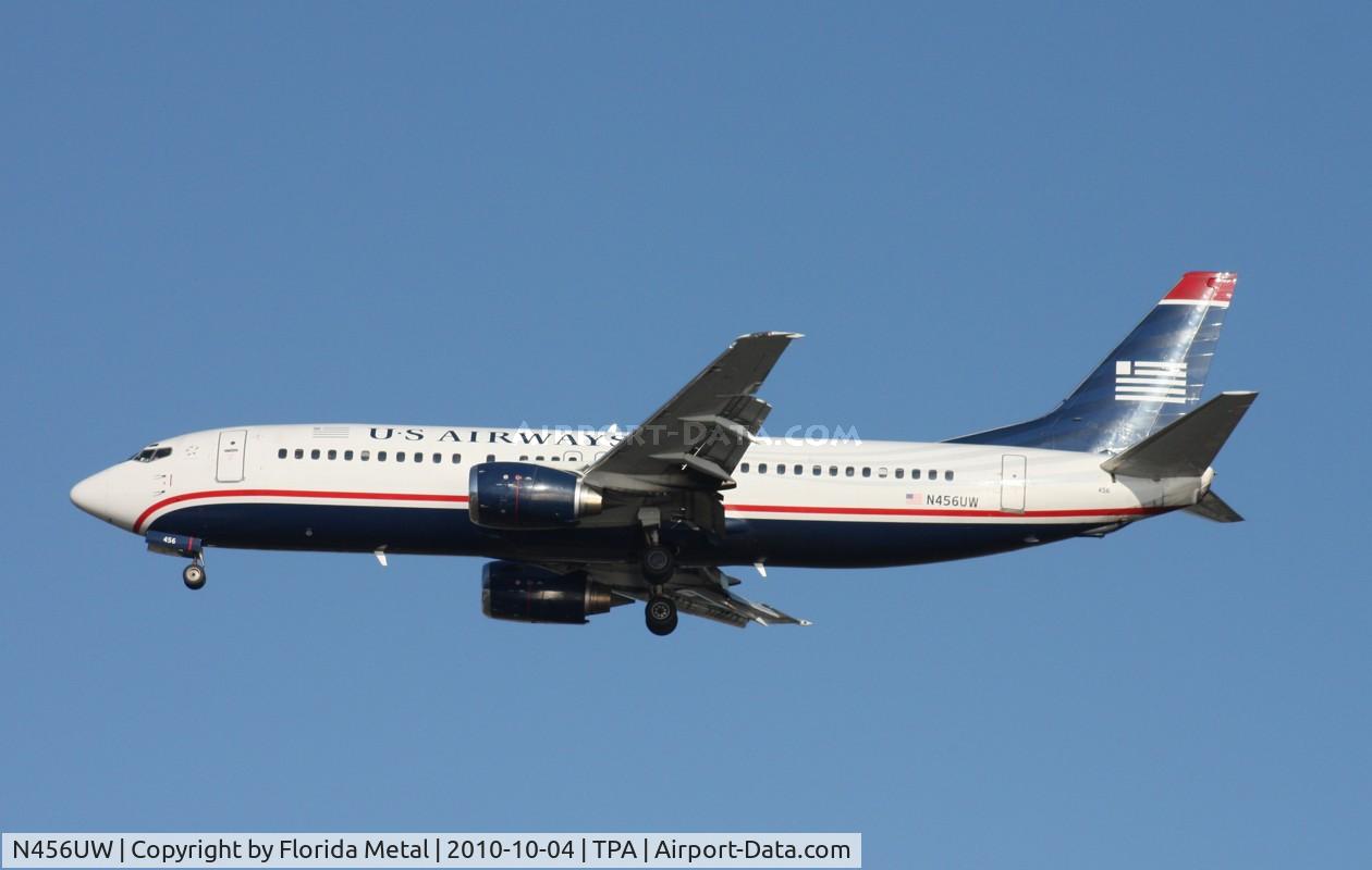 N456UW, 1991 Boeing 737-4B7 C/N 25020, US Airways 737
