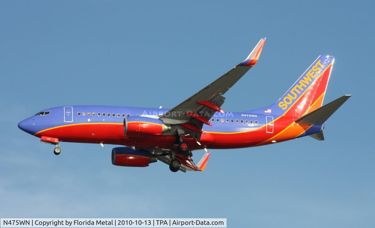 N475WN, 2004 Boeing 737-7H4 C/N 32474, Southwest 737