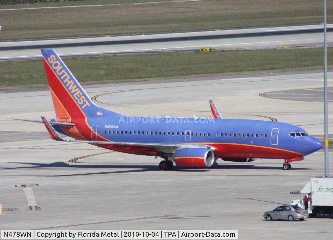N478WN, 2004 Boeing 737-7H4 C/N 33989, Southwest 737