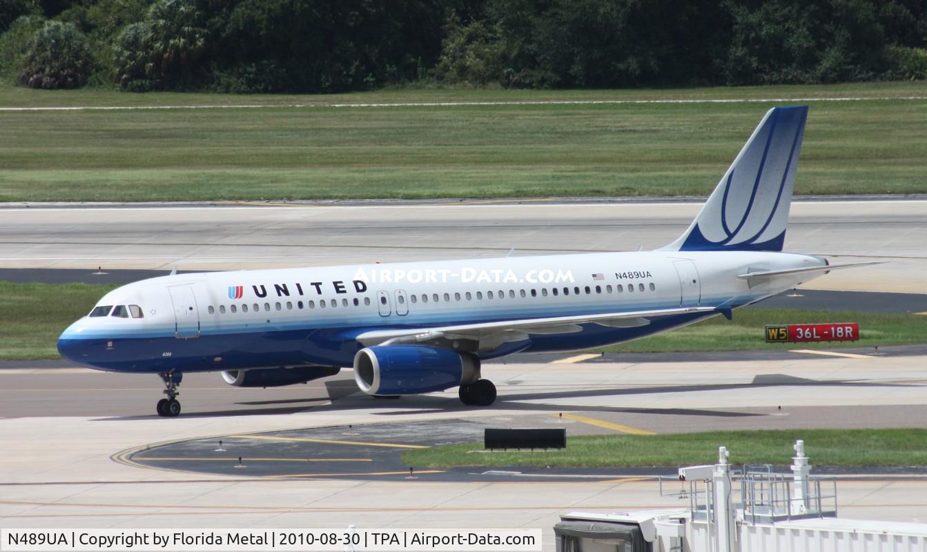 N489UA, 2002 Airbus A320-232 C/N 1702, United A320