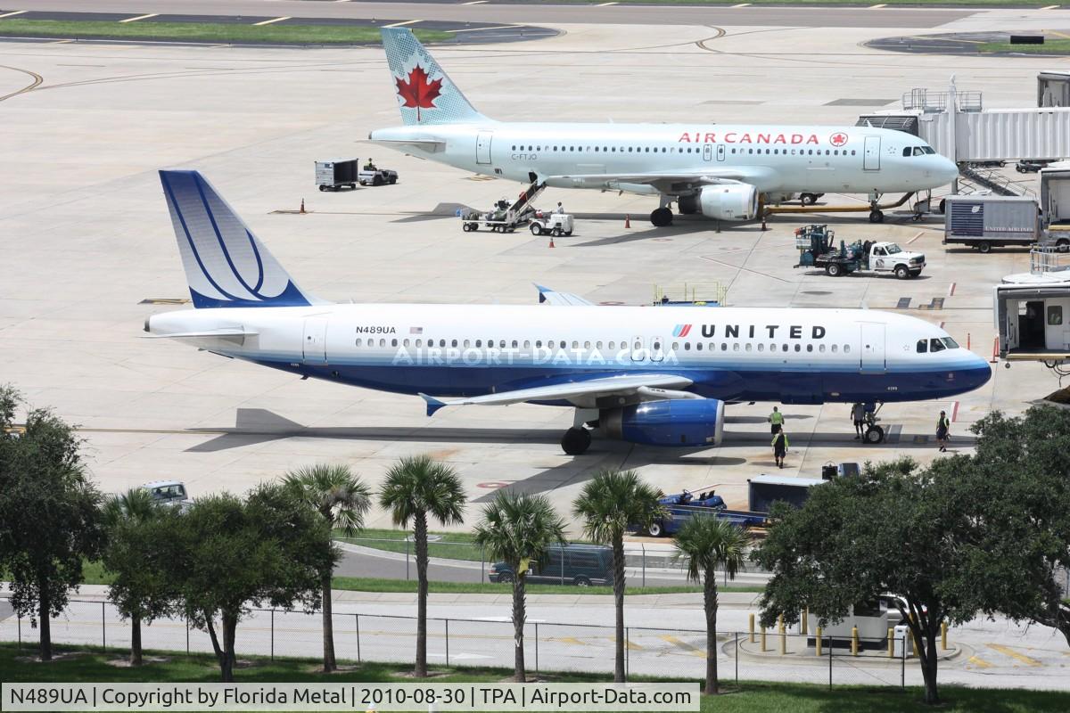 N489UA, 2002 Airbus A320-232 C/N 1702, United A320