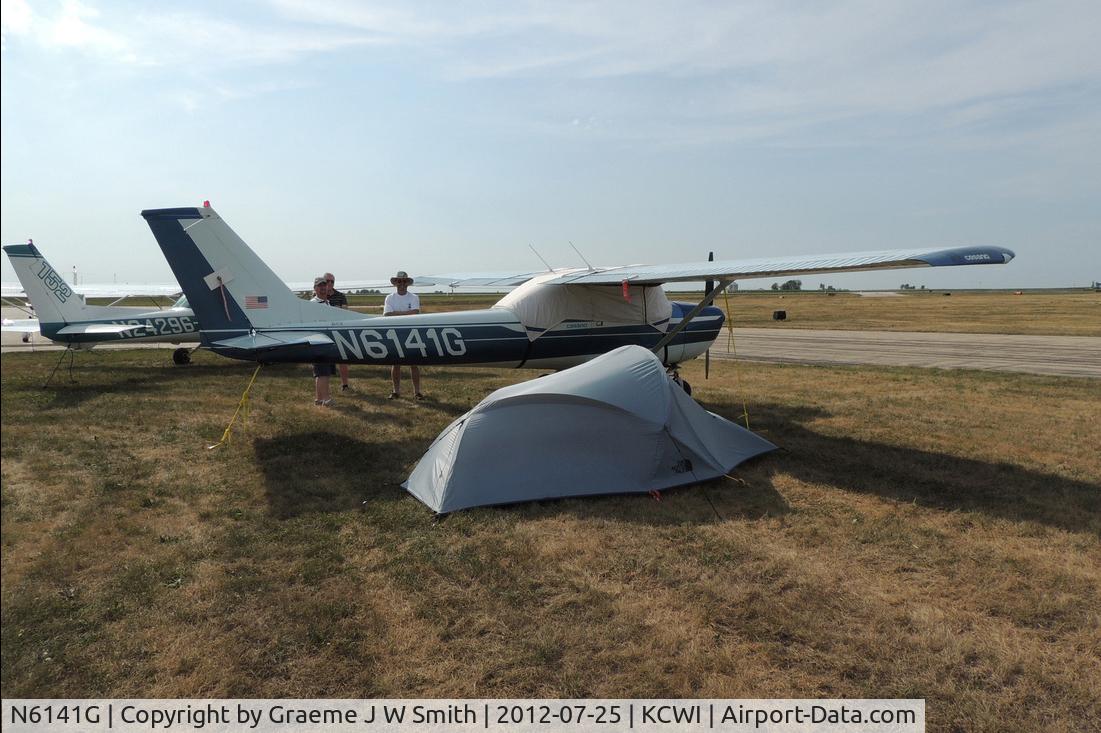 N6141G, 1969 Cessna 150K C/N 15071641, Camping Out at the 2012 Cessna 150 152 Fly In