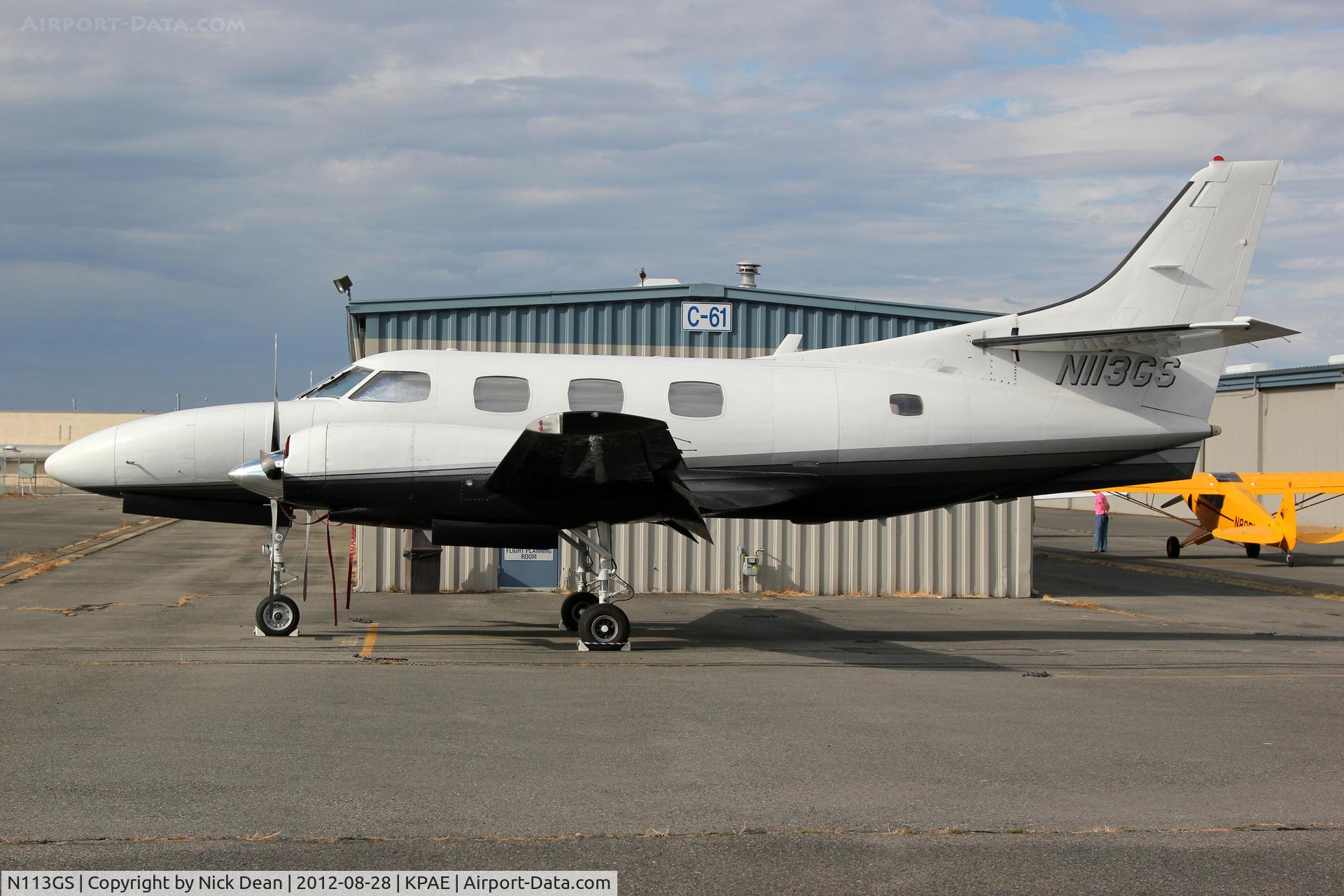 N113GS, 1980 Swearingen SA226-T(B) Merlin IIIB C/N T330, KPAE/PAE