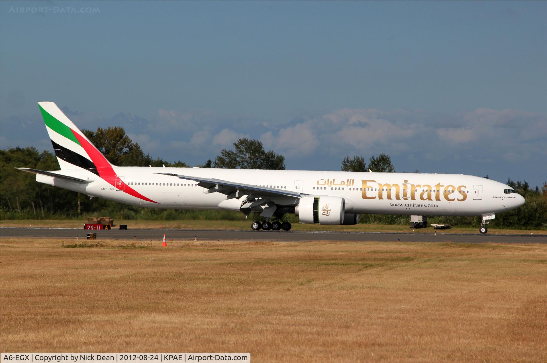 A6-EGX, 2012 Boeing 777-31H/ER C/N 35602, KPAE/PAE