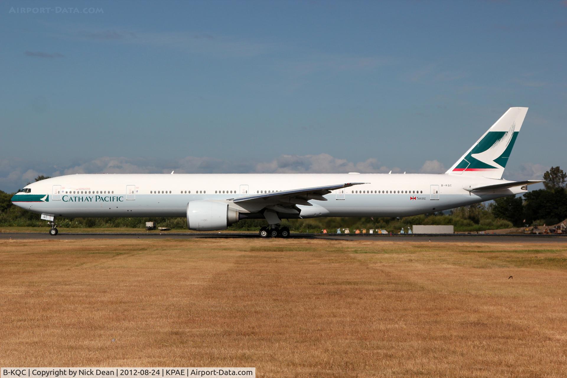 B-KQC, 2012 Boeing 777-367/ER C/N 39236, KPAE/PAE