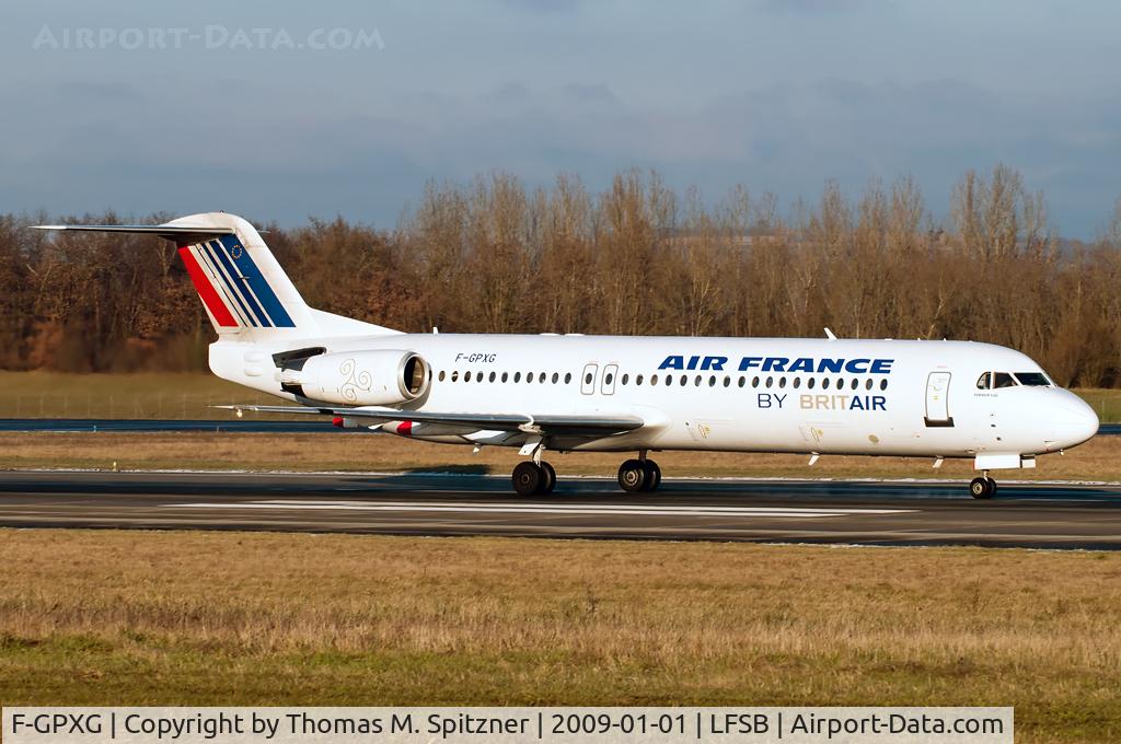 F-GPXG, 1992 Fokker 100 (F-28-0100) C/N 11387, Air France by BritAir F-GPXG