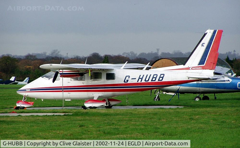 G-HUBB, 1979 Partenavia P-68B Victor C/N 194, Ex: SE-GXL > OY-BJH > G-HUBB - Originally owned to, Hubbardair Ltd in May 1983 and currently with, G-HUBB Ltd since September 1989.