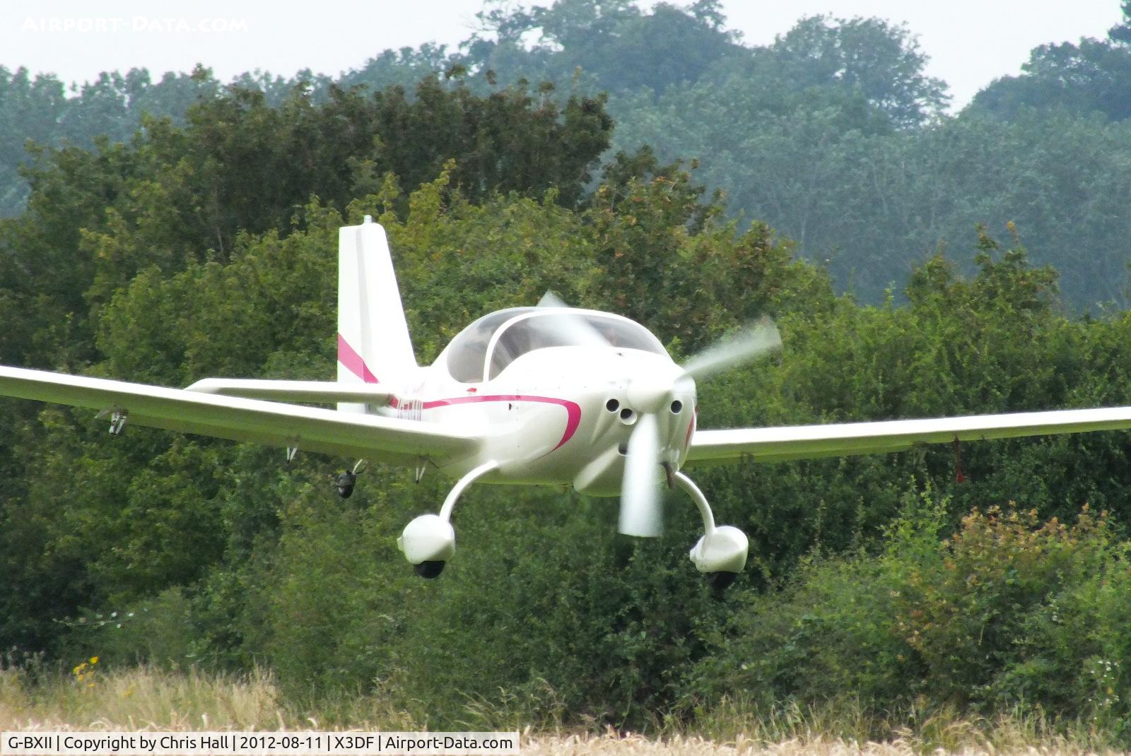 G-BXII, 2001 Europa Tailwheel C/N PFA 247-12812, at Croft Farm, Defford