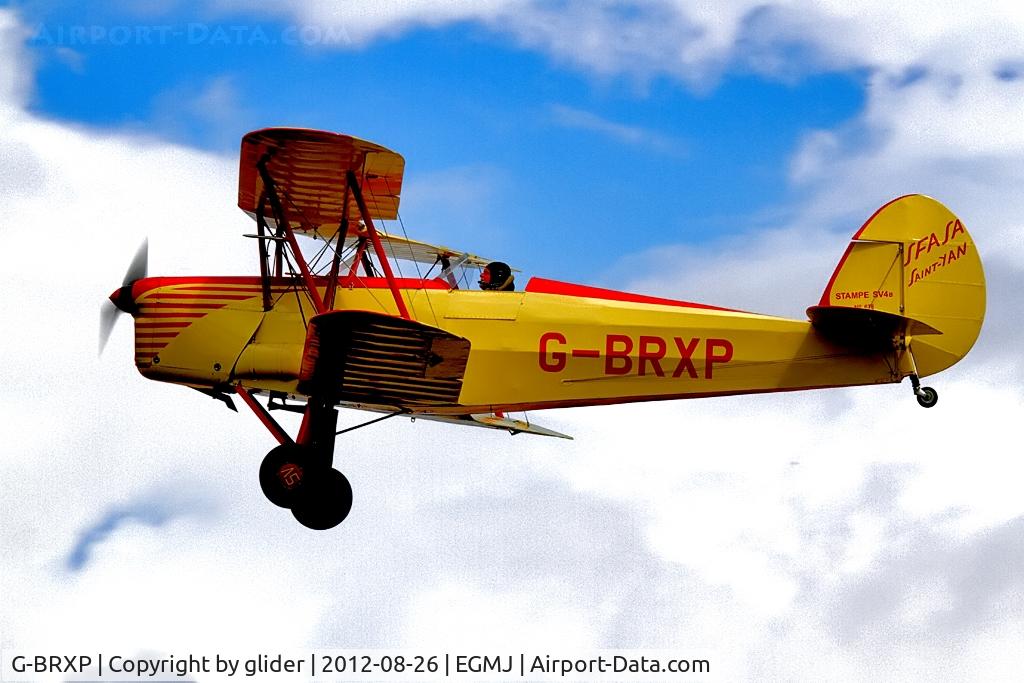 G-BRXP, 1948 Stampe-Vertongen SV-4C C/N 678, Nice to see this old classic