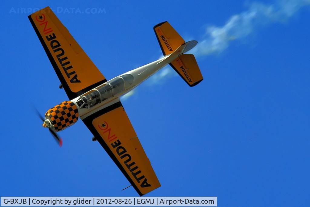 G-BXJB, 1987 Bacau Yak-52 C/N 877403, Spirited display from this one