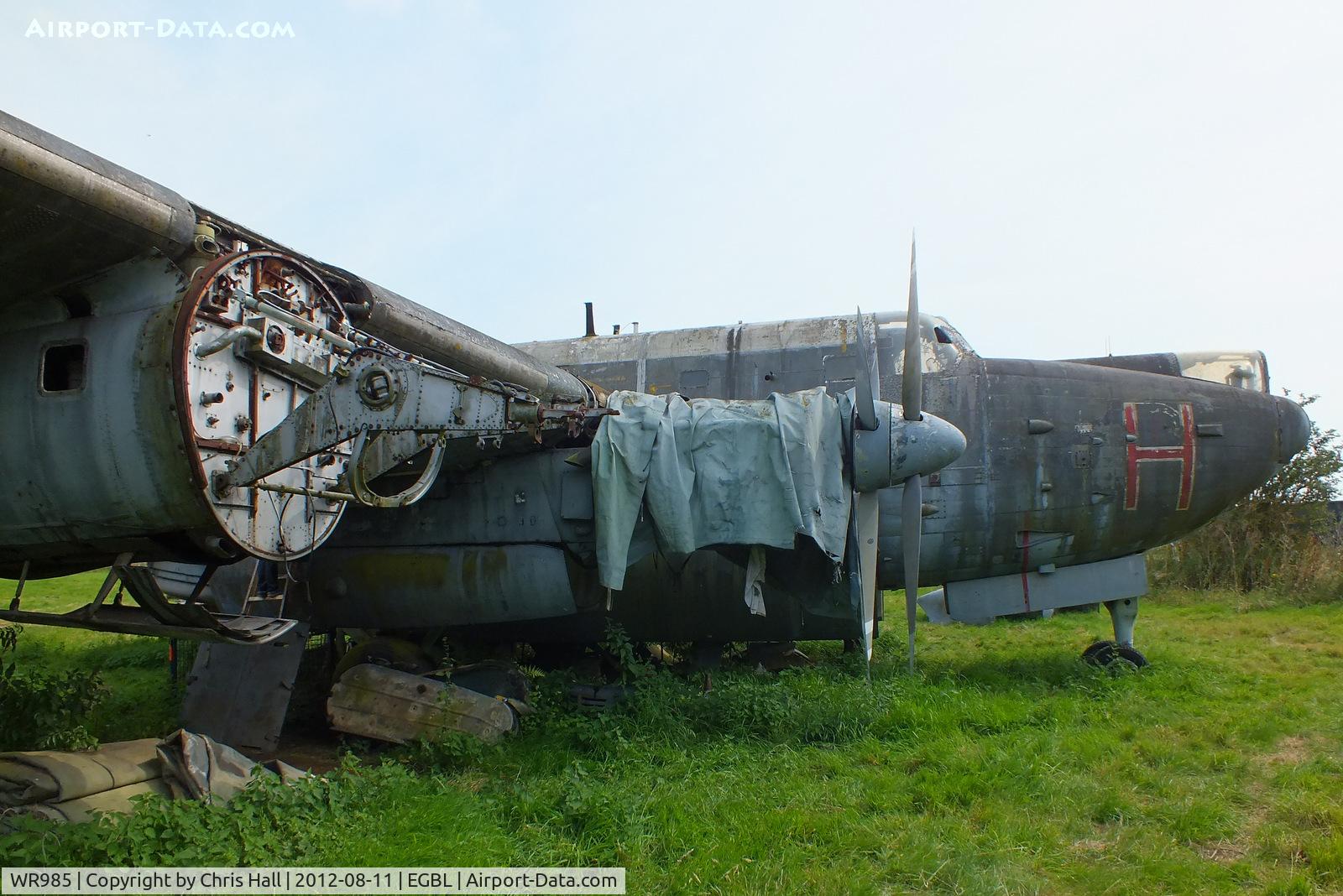 WR985, Avro 716 Shackleton MR.3 C/N Not found WR985, at the defunct Jet Aviation Preservation Group, Long Marston