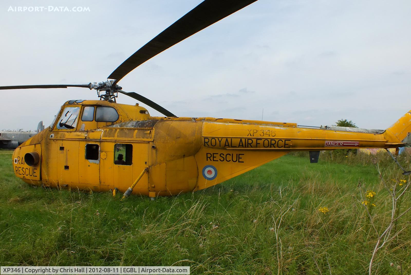 XP346, 1962 Westland Whirlwind HAR.10 C/N WA362, at the defunct Jet Aviation Preservation Group, Long Marston