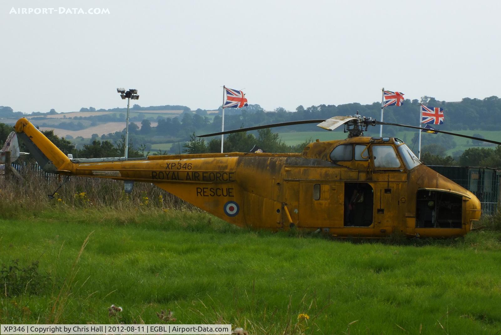 XP346, 1962 Westland Whirlwind HAR.10 C/N WA362, at the defunct Jet Aviation Preservation Group, Long Marston