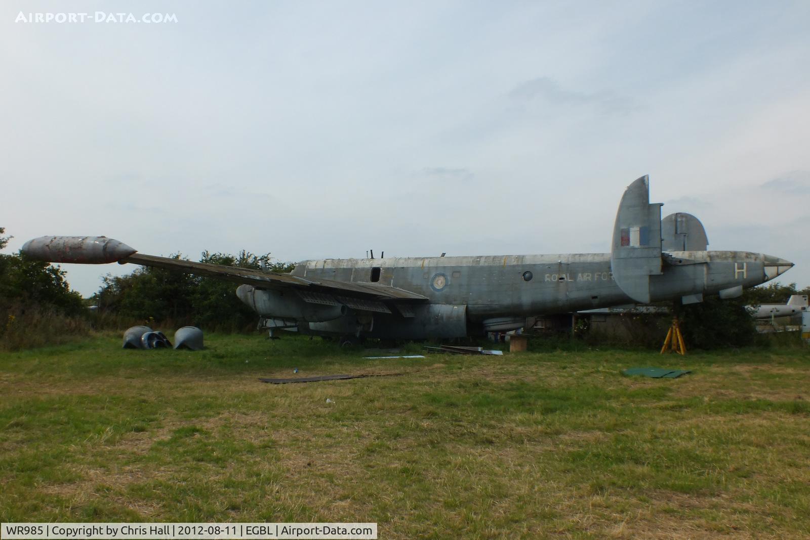 WR985, Avro 716 Shackleton MR.3 C/N Not found WR985, at the defunct Jet Aviation Preservation Group, Long Marston