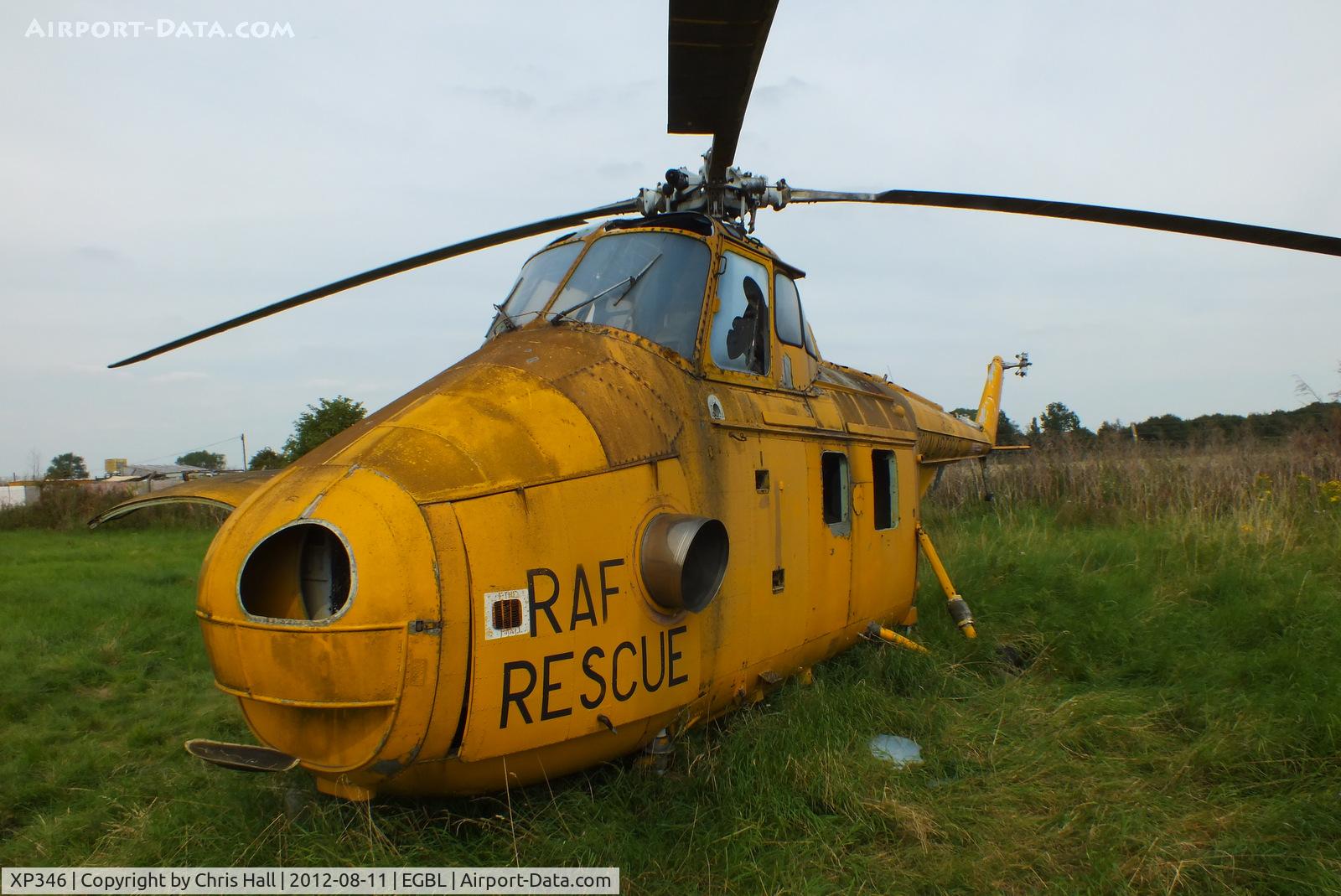 XP346, 1962 Westland Whirlwind HAR.10 C/N WA362, at the defunct Jet Aviation Preservation Group, Long Marston
