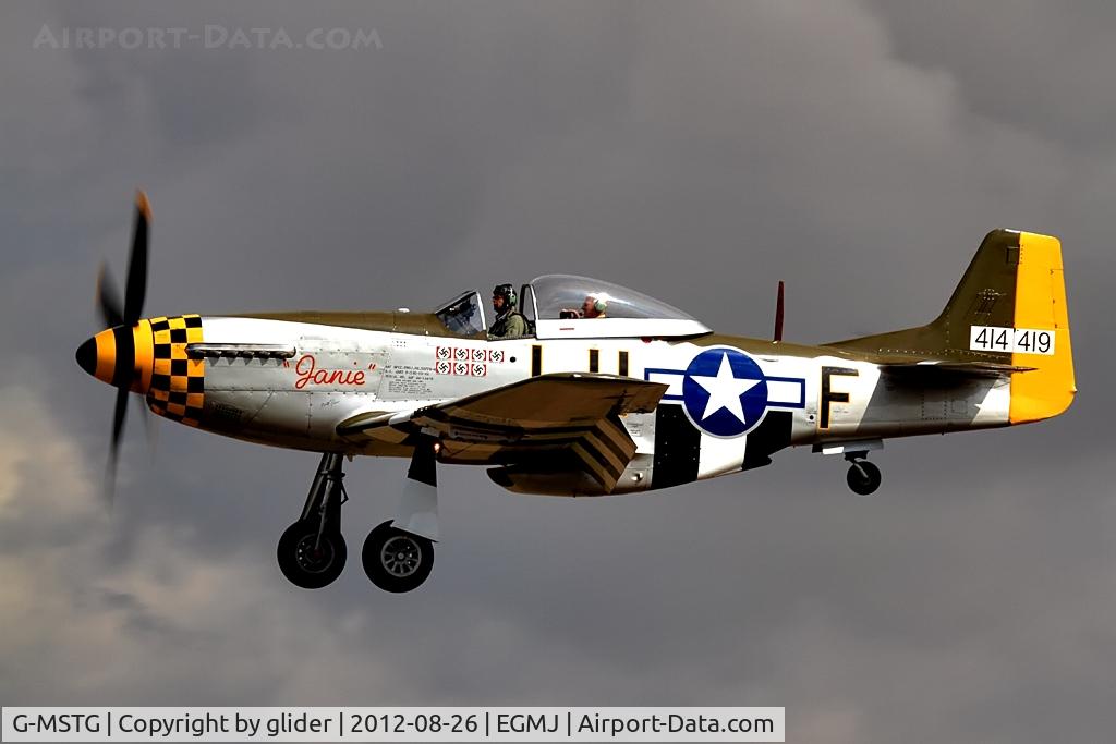 G-MSTG, 1945 North American P-51D Mustang C/N 124-48271, Janie arriving