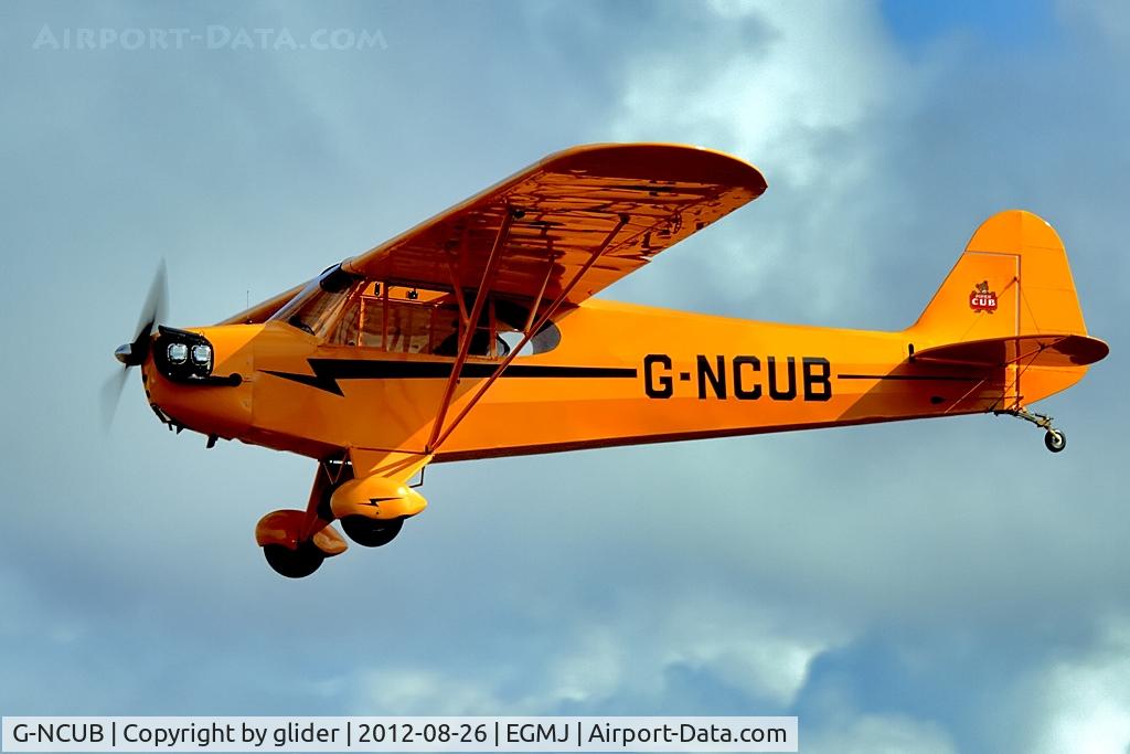 G-NCUB, 1944 Piper L-4H Grasshopper (J3C-65D) C/N 11599, Another welcome visitor