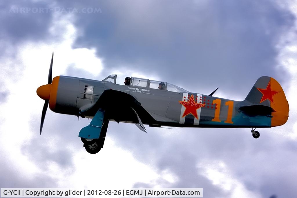 G-YCII, 1945 Let C-11 (Yak-11) C/N 2511108, Arrival