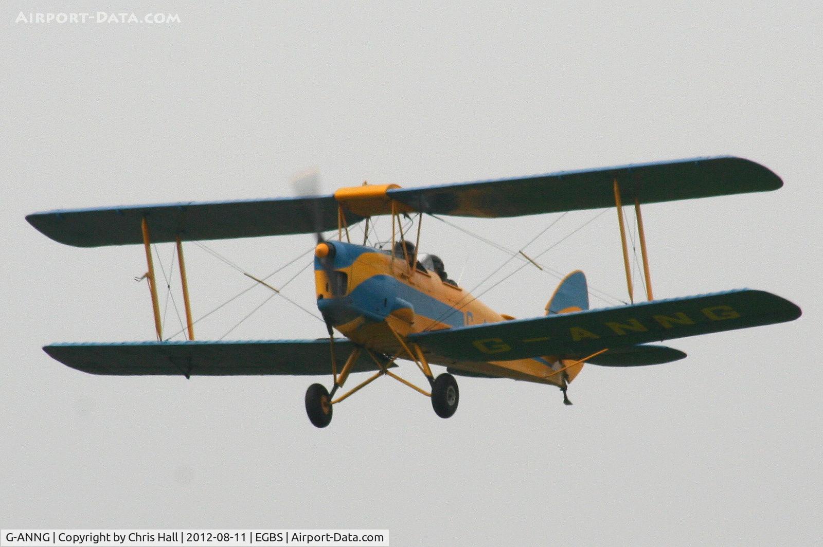 G-ANNG, 1942 De Havilland DH-82A Tiger Moth II C/N 85504, at Shobdon Airfield, Herefordshire