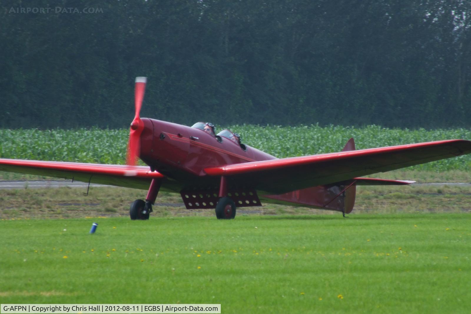 G-AFPN, 1939 De Havilland DH-94 Moth C/N 94016, at Shobdon Airfield, Herefordshire