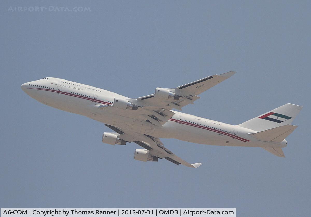 A6-COM, 1991 Boeing 747-433 C/N 25074, Dubai Air Wing Boeing 747
